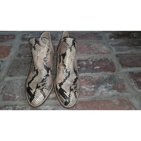 Lucky Brand Snakeskin Ankle Boots - Picture 8 of 8
